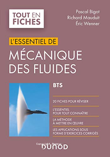 L'essentiel de m&eacute;canique des fluides